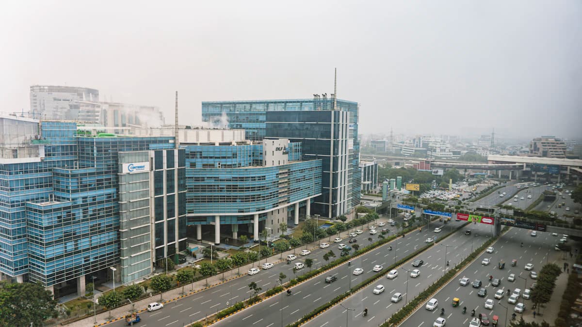 Haryana representing Gurugram IT corporate hub and Manesar auto manufacturing corridor