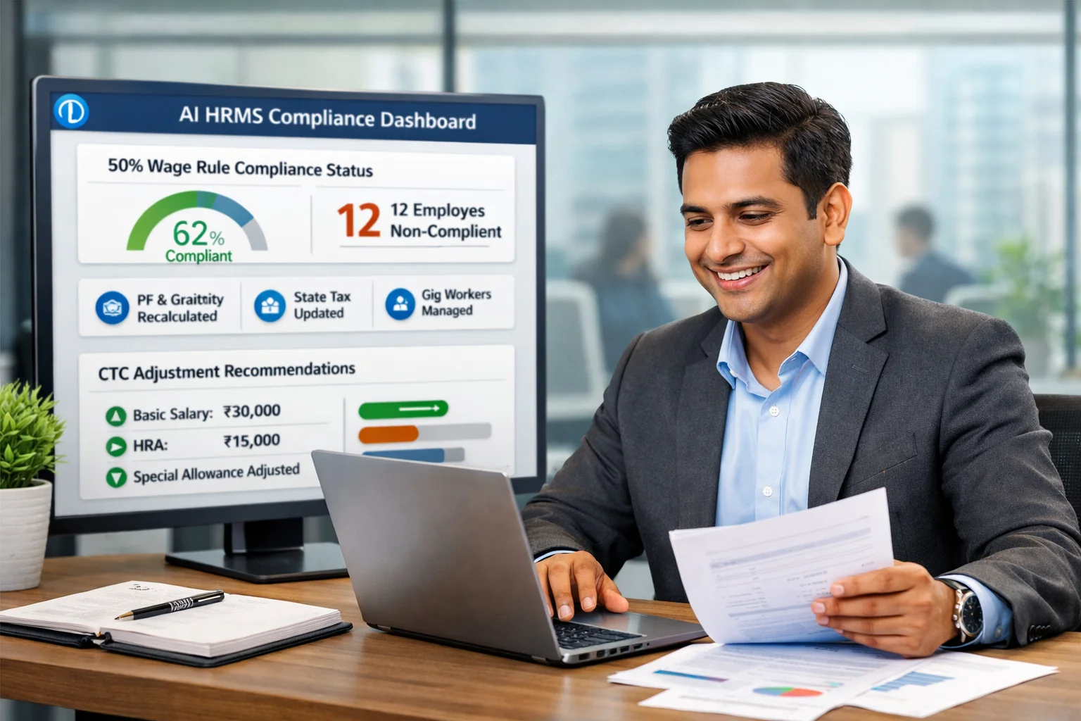 How AI HRMS Handles the New Indian Labor Codes