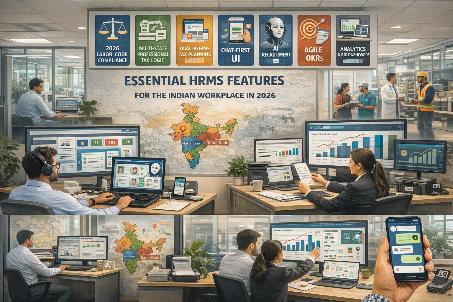 Top 10 HRMS Features for India in 2026