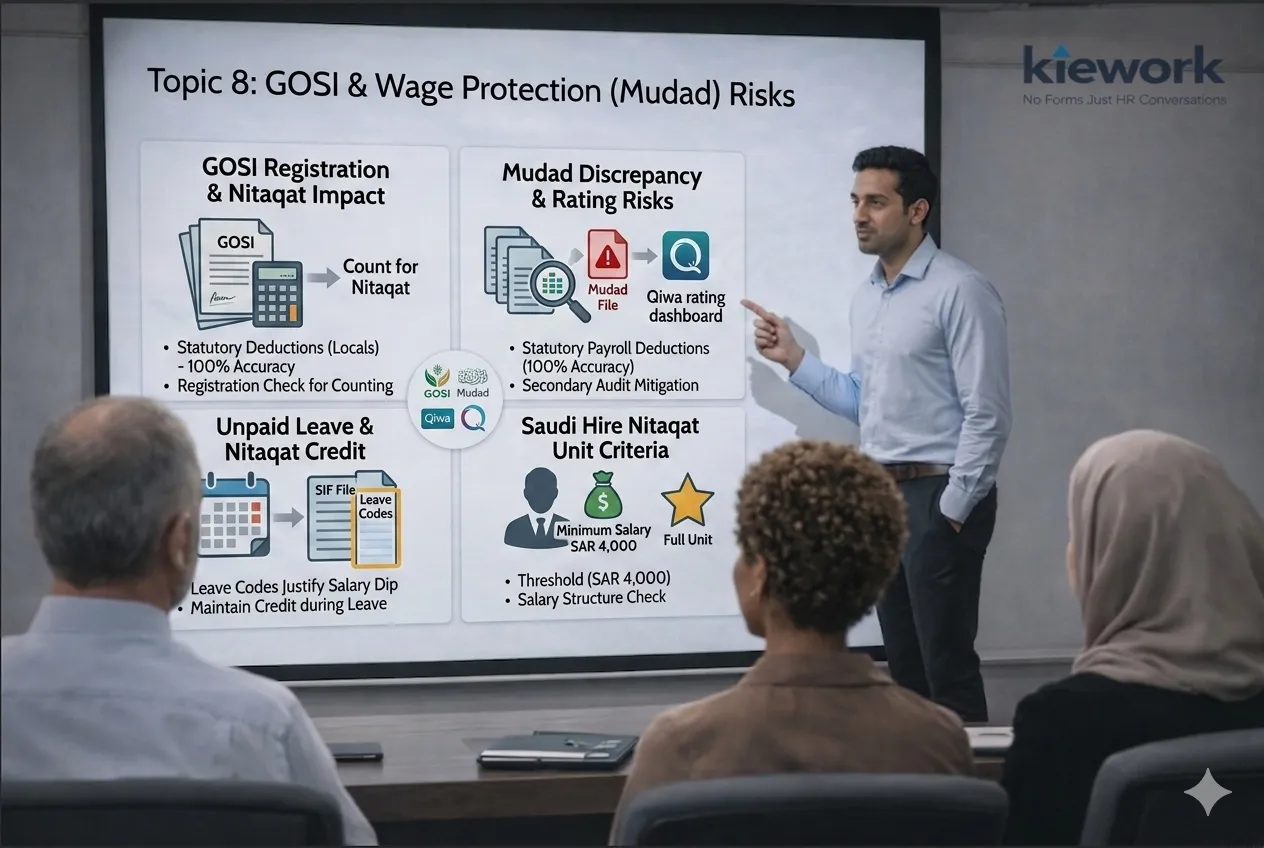GOSI & Wage Protection (Mudad) Risks